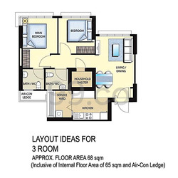 Blk 131B Toa Payoh Crest (Toa Payoh), HDB 3 Rooms #487049411